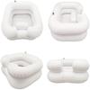 Tina Inflable Espesa de PVC para Lavado de Cabello con Almohada Integrada para Cuidado de Adultos, Ancianos Postrados, Mujeres Embarazadas y Niños