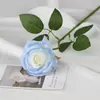Exquisitas Rosas Simuladas de Terciopelo, Ramos de Boda, Accesorios de Fotografía para Boda Día de San Valentín Chino, Adornos de Decoración para el Hogar, Flores Falsas