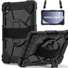 Funda Protectora Multifuncional Adecuada para Tableta Tab A9 8.7 con Correa para el Hombro A11+ Rotación de 360° Bolsas de Aire en las Cuatro Esquinas para Prevenir Caídas