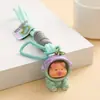 Chaveiro Colorido de Leitão Astronauta Espacial Desenho Animado Pingente de Bolsa para Meninos e Estudantes, Decoração de Mochila Presente Venda por Atacado