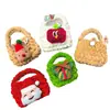 Monedero de Peluche Tejido de Dibujos Animados Ins Bolsa Portátil para Almacenamiento de Cables de Auriculares Bolsa Linda de Niña para Almacenamiento de Joyas