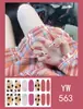 Pegatinas para uñas TE, sin cocción, de moda, finas, arte de uñas de cobertura completa listo para usar, pegatinas de uñas vestibles temu, Sudeste Asiático, Japón, Corea
