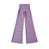 Pantalones Deportivos de Yoga Fitness Europeos y Americanos Ligeros con Dobladillo de Cintura Baja Adelgazantes Holgados Picantes para Correr Casuales Pantalones de Pierna Ancha