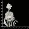 Accesorios de imán para refrigerador de la etnia Miao, piezas estilo chino de fénix y mariposa imitación plata, estilo étnico de plata Miao de nicho, pavo real, área escénica de Guizhou