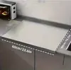 Tábua de corte de cozinha de aço inoxidável transfronteiriça, tábua de picar multifuncional, tábua de picar doméstica de aço inoxidável, fácil de limpar, adequada para picar e sovar