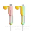 Capa Protetora Nova para Cabo de Dados com Tampa, Estojo Protetor para Cabo de Carregamento de Celular, Clipe Anti-Quebra para Dispositivos Apple e Android