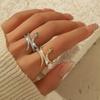 Anillo de serpiente transfronterizo de Amazon para mujer, ligero, de lujo, de alta gama, personalizado, creativo, pulsera.