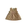 Vestido Chaleco de Terciopelo para Bebé Niña Otoño e Invierno 2025 Chaleco Exterior Acolchado de Terciopelo para Bebé