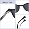 Óculos de Sol Polarizados da Moda TR com Lentes de Grau para Homens e Mulheres, Modelo Kg2503, Proteção UV, Acessório de Moda Estiloso