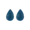 E15209 Pendientes de Resina Plegada con Forma de Lágrima Retro Transfronterizos, Pendientes Versátiles Multicolores de Estilo Francés de Moda para Mujer