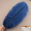 Directo de fábrica 35-40 cm pluma de avestruz actuación en escenario color pluma grande diy decoración de boda flor avestruz