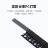 Luz lineal con canal de aluminio engrosado, modelo empotrado de doble capa de aleación de aluminio, modelo recubierto de yeso, luz lineal LED principal oculta, venta directa