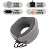 Almohada en Forma de U de Espuma Viscoelástica para Cuello de Viaje Extraíble y Lavable Cómoda Especial para Asiento Individual de Avión
