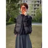 Chaleco corto de mujer estilo coreano, nuevo modelo otoño e invierno 2026, holgado y elegante, adecuado para mujeres menudas, se puede usar como capa exterior