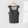 Chaleco Negro con Tirante Ancho y Cuello en U para Mujer Nuevo Estilo 2025 Ropa Interior y Exterior Verano Top de Tirantes que Cubre el Pecho para Mujer