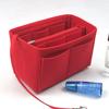 Bolsa de Maquillaje de Fieltro de Gran Capacidad Color Nuevo Bolsa Interior Bolsa Plegable Bolsa Mediana Almacenamiento Bolsa de Maquillaje para Viaje Venta al por Mayor