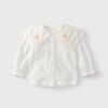 Camiseta de Manga Larga para Niños, Estilo Otoñal Clase a, Top de Algodón Puro para Niñas, Camiseta Interior para Bebé, Ropa para Niños Pequeños, Conjunto de Otoño para Niños Pequeños