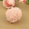 Accesorios para el cabello DIY hechos a mano flor de bola de estambre de color medio material para tocados infantiles [pequeña venta al mayoreo]]