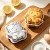 Molde para Pastel de Gato y Gatito de Dibujos Animados, Molde para Chocolate, Molde para Yogur de Preparación en Frío, Aluminio de Grado Alimenticio, Molde de Dibujos Animados Hecho a Mano para Bricolaje
