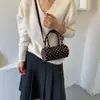 Bolsa tipo almohada transfronteriza 2026 nueva, estilo coreano, lunares texturizados, diseño de nicho, versátil para llevar al hombro, cruzada y como bolso de mano