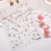 Lindas Pegatinas para Uñas de Conejo con Arándanos 5D en Relieve Tridimensional Infantil Pequeño Conejo Pegatinas de Arte para Uñas Accesorios Estilo Sl