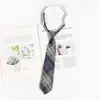 Corbata Azul Estilo Universitario jk Camisa Holgada Sin Golpes Accesorios Ropa Académica Rayada Japonesa Corbata de Lazo Mano Femenina Golpea Masculino dk