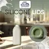 Tapas de Silicona Stanpac Libbey Pequeñas y Grandes, Modelo Universal con Diámetro Interior de 48 mm, Tapa de Conservación para Botellas de Vidrio para Leche