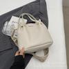 Elegante Bolso Pequeño de Correa Ancha para Mujer 2026 Nuevo de Moda Tendencia Más Vendido Bolso de Hombro Transfronterizo de Moda Bolso Cruzado Tipo Cubo