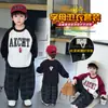 Conjunto de sudadera para niño, nuevo estilo otoño 2026, suéter elegante de manga larga para niños, pantalones casuales a cuadros para primavera y otoño para niños pequeños