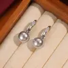 Brincos de Pérola Estilo Liu Yifei para Mulheres, Brincos de Luxo Cravejados com Diamantes, Brincos de Design Coreano Nicho Duas Formas de Usar