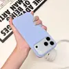 Adecuado para funda de teléfono Apple 16 Pro Max, funda de teléfono de silicona líquida, anticaídas y anti huellas dactilares, funda de teléfono Apple 17