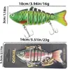 Há um Relatório de Teste para uma Isca de Pesca Realista de 7 Seções, Afundante, 10cm, 16g, Isca Dura Multiseção para Pesca, Atacado de Equipamentos de Pesca