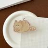 Clip Sellador de Gato Lindo Corazón Femenino Clip de PP Colgante de Bolsa Plana Acrílica Lindo Clip de PP Regalo Colgador de Mochila Escolar
