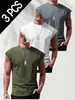 2026 Verano Hombres Transpirable Jogging Deportes Versátil Simple Color Sólido Commuter Manga Corta Top de Moda