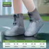 Cubrezapatos impermeables para exteriores para días de lluvia, cubrezapatos de silicona engrosada antideslizantes e impermeables, cubrezapatos de agua portátiles y ponibles, al por mayor