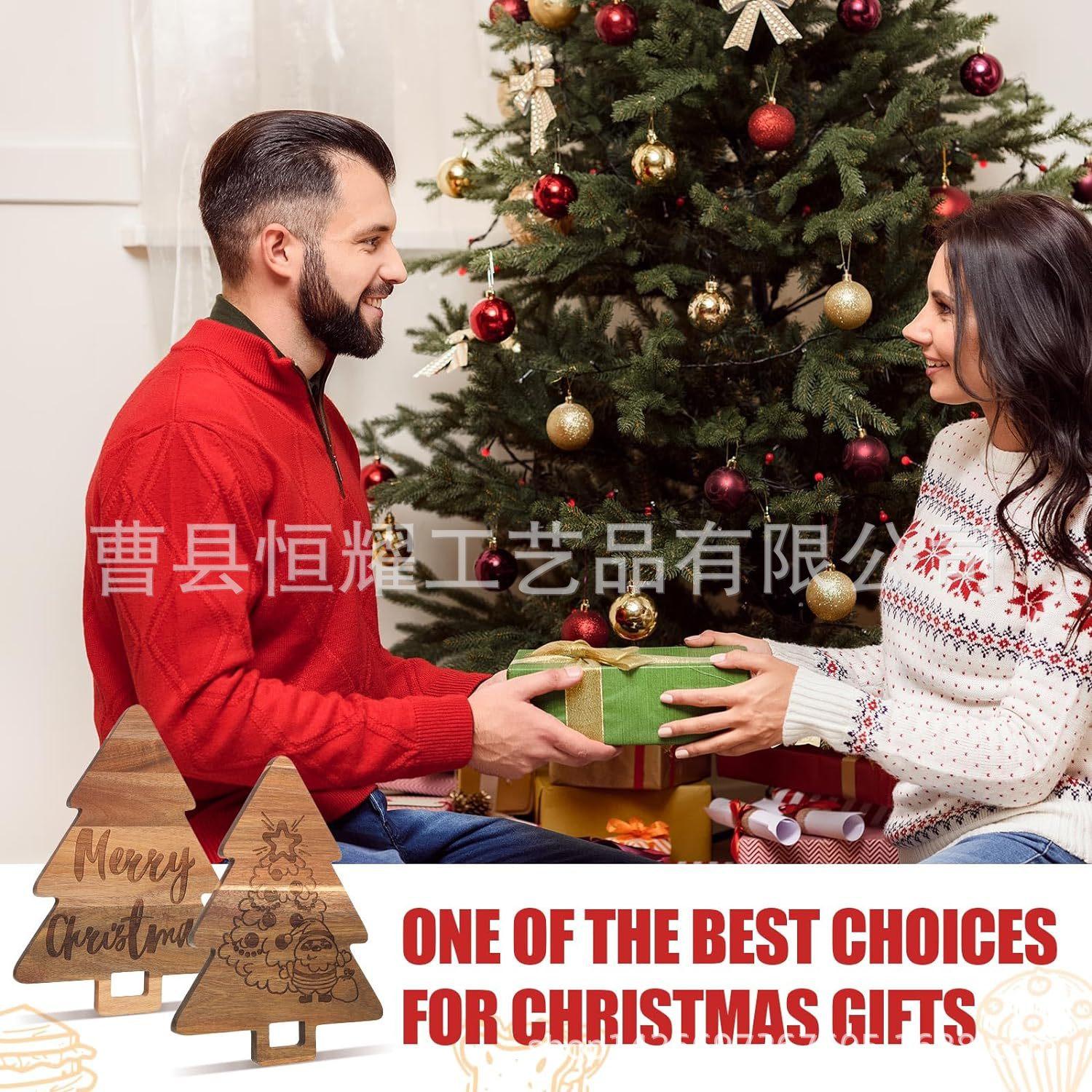 相思木砧板木质菜板 蔬菜水果切菜板圣诞节甜点水果砧板BSCI