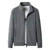 Chaqueta Deportiva Casual de Moda para Hombre para Primavera y Otoño, Ropa Deportiva con Cuello Alto para Hombre, Cárdigan Cálido Versátil a la Moda