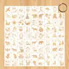 Plantilla de pintura PET hueca para perro manchado de animal natural transfronterizo plantilla de garabato lindo de dibujos animados para niños temu