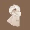 Chapéu Lenço de Lã Misturada Estilo Coreano Novo Outono e Inverno Personalizado para Casais, Cachecol de Lã Tricotado Versátil, Estilo que Realça a Tez