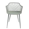 Silla Santang con Respaldo Hueco Silla Nórdica Simple Silla de Restaurante para Esperar Ocio Creativo Mesa de Comedor de Negociación Silla de Plástico para Comedor