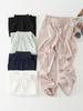Pantalones de Retazos de Zanahoria de Verano Personalizados, Sueltos y Cómodos, Pantalones Acampanados Cropped de Estilo Artístico, Pantalones Harem Adelgazantes para Figuras Pequeñas