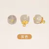 Botão de Resina Contas de Lótus Novo Estilo Chinês Camisa Hanfu Tecido Nuvem Perfumada Vestido Cheongsam Botão de Placa Botão Decorativo Tecido à Mão
