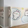 Papel de Parede Autoadesivo Estilo Cartoon Infantil e Puro Adesivos de Parede à Prova d'Água Papel de Parede para Casa Decoração de Parede de Fundo para Quarto Sala de Estar Adesivos