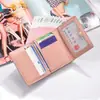 Nueva cartera para mujer, monedero corto, estilo coreano, estudiante, mini, lindo, plegable, pequeño, tarjetero multi-tarjeta, moda