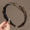Dientes cráneo alto mechón de pelo superior verano banda para el pelo de lunares femenina uso diario exterior aro para la cabeza para lavarse la cara antideslizante no se cae presionando el pelo pinza de pelo