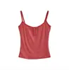 Camisole Listrada Color Block Slim Fit Tendência para Mulheres Verão 2025 Nova Blusa Base Emagrecedora Costas Bonitas Manga Longa
