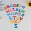 Venda Direta da Fábrica Madeira Educação Infantil Iluminação Brinquedos Educativos Desenho Animado 26 Letras Inglesas Alfabeto Educação Infantil Ímãs de Geladeira