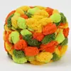 Cojín de Hilo de Bola Grande Manta Tejida a Mano Material para Colcha DIY Cubierta de Manta Hilo con Pompón Cojín Tipo Saco de Frijoles