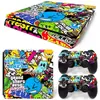 Console de Jogo Ps4 Slim Adesivo de Corpo Inteiro Skin Adesivo Bomb Skin Filme Colorido de Corpo Inteiro