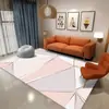 Nueva Alfombra de Piso Sala de Estar Dormitorio Lujo Ligero Alta Calidad Simple Cobertura Total Sofá Alfombra de Piso Grande Mesa de Café Limpiable Alfombra de Mesita de Noche